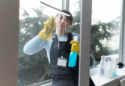 Nettoyage de vitres intérieures et extérieures à Chaptelat